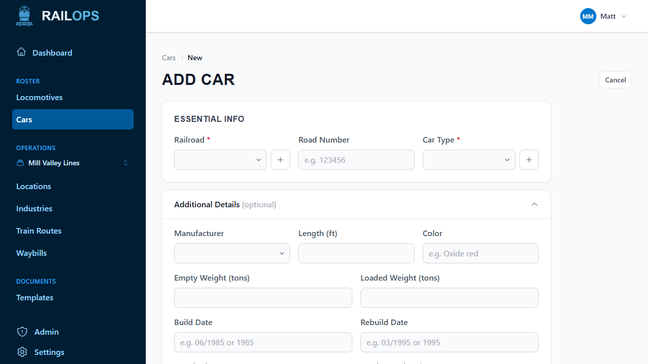 Add a Car