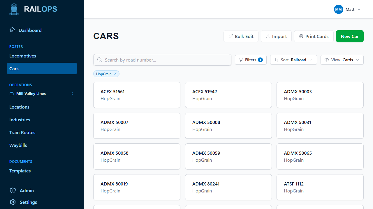 Filtering Cars
