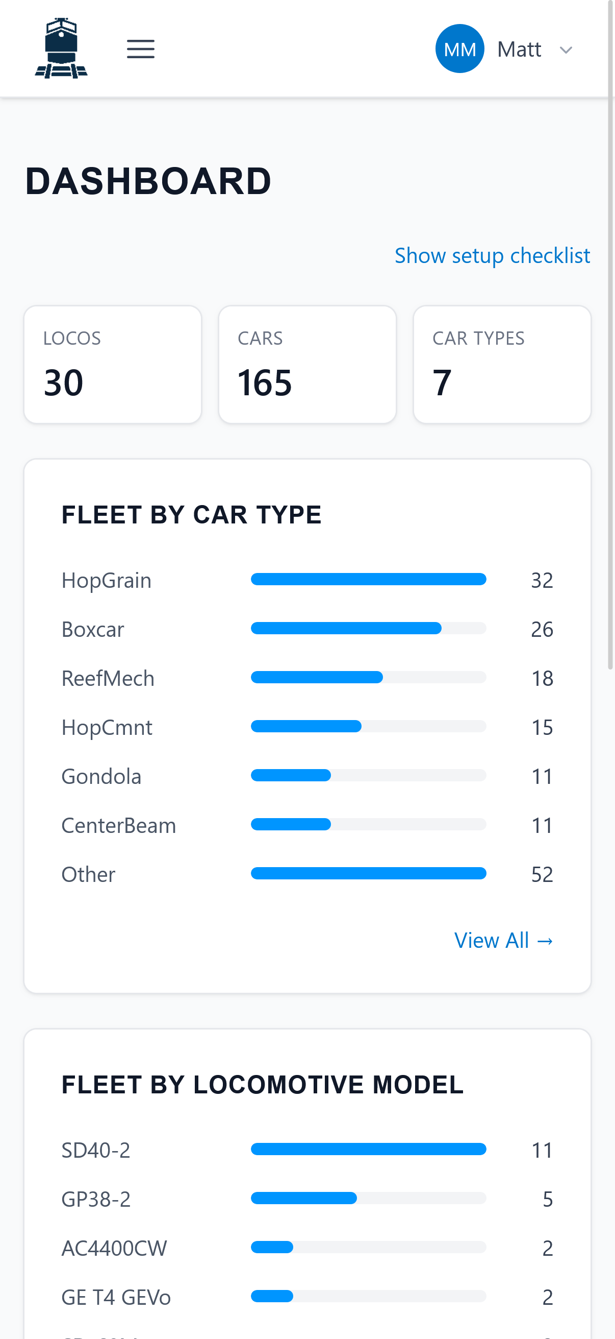 Rail Ops on mobile